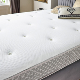 Aspire Crystal Pocket+ Single Comfort 1000 Pocket Dual Sided Tufted Mattress - White - Aspire Beds - Wilko - thumbnail 7