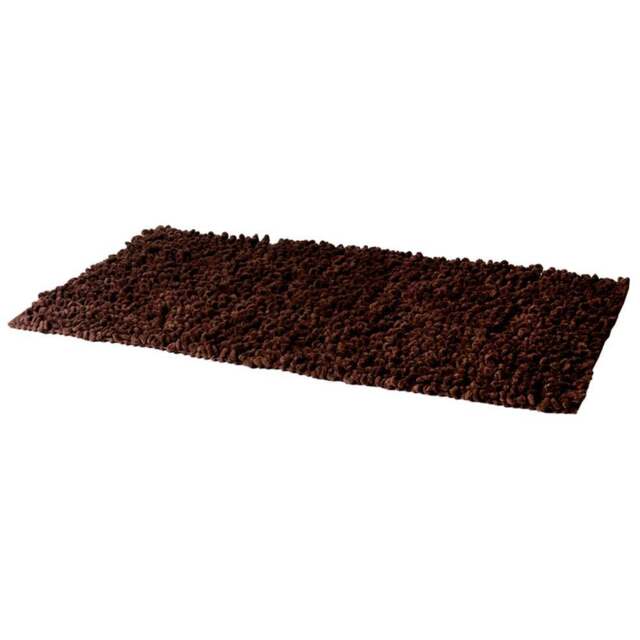 Riva Home Chenille Twist Chocolate Indoor Rug 90 x 150cm - Size: 120 x 180cm - Brown - Wilko - image 1