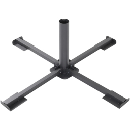 Living and Home Dark Grey Crank and Tilt Parasol with Foldable Base 3m - Wilko - thumbnail 5