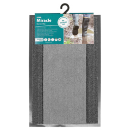 JVL Miracle Grey Barrier Door Mat 40 x 60cm - JVL Homewares - Wilko - thumbnail 3