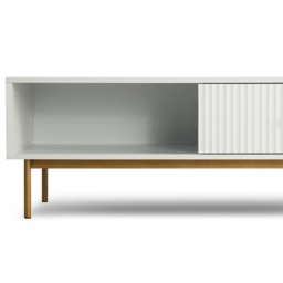 Devon Single Drawer Single Shelf White Coffee Table - Home Garden Direct - Wilko - thumbnail 4