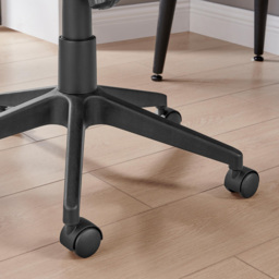 Furniturebox Trico Black Mesh and Fabric Office Chair - Size: 61 x 62 x 61cm - Wilko - thumbnail 6