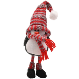 The Seasonal Gift Co. Santa and Friends Pip the Penguin Christmas Decoration 36cm - Size: 35.5 x 19 x 9.5cm - Red - Wilko - thumbnail 1