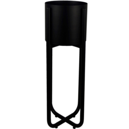Botanik Black Metal Planter 18 x 20cm - Size: 18 x 20 x 20cm - Wilko - thumbnail 4