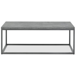 Bentley Designs Renzo Zinc and Dark Grey Coffee Table - Size: 43 x 114 x 60cm - Wilko - thumbnail 4