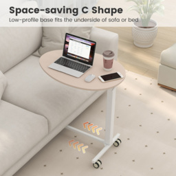 Costway Ergonomic Convertible Laptop Desk Pink - Size: 79 x 57 x 13cm - Wilko - thumbnail 6