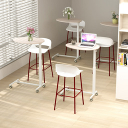 Costway Ergonomic Convertible Laptop Desk Pink - Size: 79 x 57 x 13cm - Wilko - thumbnail 5