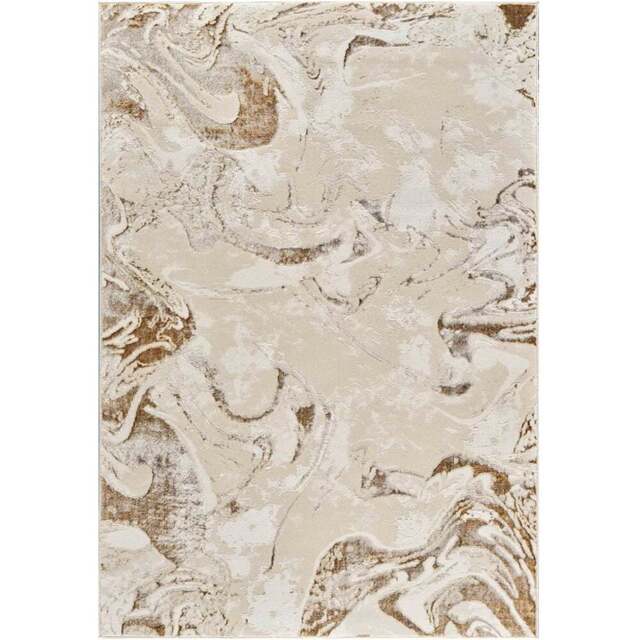 Desire Rugs Solarius Beige Living Room Abstract Area Rug 120 x 170cm - Wilko - image 1