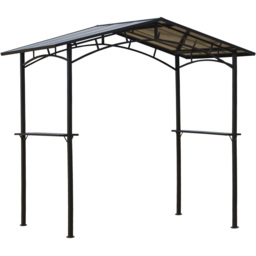 Outsunny 2.4 x 1.5m Aluminium Steel Frame BBQ Protective Gazebo - Size: 2 x 3m - Black - Wilko - thumbnail 3