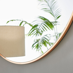 Furniturebox Emma Round Copper Frame Wall Mirror 100cm - Size: 100 x 100cm - Brown - Wilko - thumbnail 6