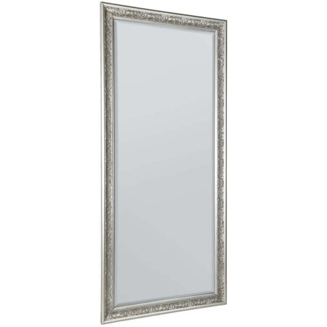 Langton Shabby Chic Silver Dress Mirror 160 x 73cm - MirrorOutlet - Wilko - image 1