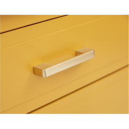 Palazzi 2 Drawer Mustard Console Table - Size: 35 x 105 x  80cm - Yellow - Wilko - thumbnail 7
