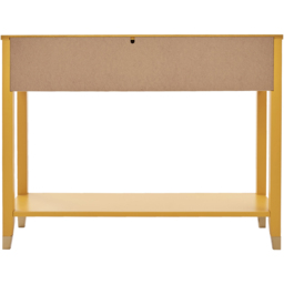 Palazzi 2 Drawer Mustard Console Table - Size: 35 x 105 x  80cm - Yellow - Wilko - thumbnail 5