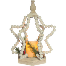 Beaded Star Lantern Flicker CandleMulticolour - Sleigh Bells Ring - Wilko - thumbnail 5