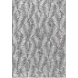 Desire Rugs Vellure Anthracite Metallic Sheen Pyramid Design Rug 160 x 230cm - Size: 230 x 160 x 1.1cm - Grey - Wilko - thumbnail 1