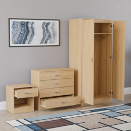 VIDA DESIGNS Riano Pine 3 Piece Bedroom Furniture Set - Wilko - thumbnail 5