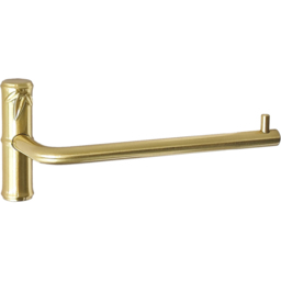 Bamboo Design Toilet Roll Holder Gold - Wilko - thumbnail 3