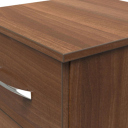 Crowndale Avon 2 Drawer Noche Walnut Bedside Cabinet - Wilko - thumbnail 6