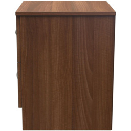 Crowndale Avon 2 Drawer Noche Walnut Bedside Cabinet - Wilko - thumbnail 5