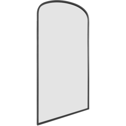 MirrorOutlet The Angustus Black Metal Arched Garden Wall Mirror 200 x 100cm - Size: 200 x 100 x 3cm - Wilko - thumbnail 4