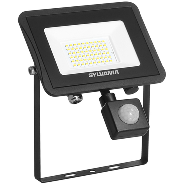 Sylvania SylFlood Black 43W LED Outdoor Floodlight - Size: 5.7 x 15.6 x 20.1cm - Wilko