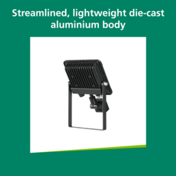 Sylvania SylFlood Black 43W LED Outdoor Floodlight - Size: 5.7 x 15.6 x 20.1cm - Wilko - thumbnail 7