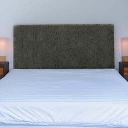 Bedmaster Valencia Single Charcoal Chenille Plain Headboard - Grey - Wilko - thumbnail 1