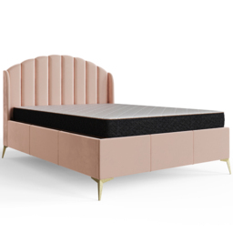 GFW Pettine Double Blush Pink End Lift Ottoman Bed - Wilko - thumbnail 3