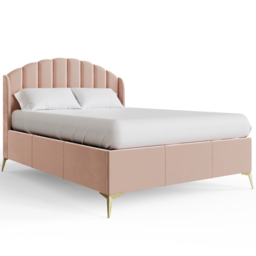 GFW Pettine Double Blush Pink End Lift Ottoman Bed - Wilko - thumbnail 5