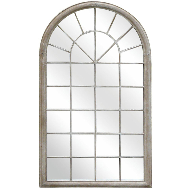 Charles Bentley Natural Arch Decorative Garden Mirror 131 x 75cm - Cream - Wilko - image 1