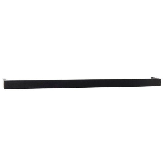 Holborn Black Iron Towel Rail - Size: 60 x 3 x 6cm - Wilko - image 1