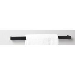 Holborn Black Iron Towel Rail - Size: 60 x 3 x 6cm - Wilko - thumbnail 4