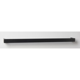 Holborn Black Iron Towel Rail - Size: 60 x 3 x 6cm - Wilko - thumbnail 3