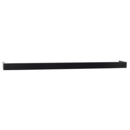 Holborn Black Iron Towel Rail - Size: 60 x 3 x 6cm - Wilko - thumbnail 1