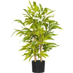 HOMCOM Green Bamboo Tree Artificial Plant in Pot - Size: 15 x 15 x 60cm - Wilko