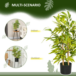 HOMCOM Green Bamboo Tree Artificial Plant in Pot - Size: 15 x 15 x 60cm - Wilko - thumbnail 6