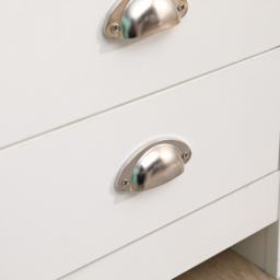 FurnitureHMD 2 Drawer White and Oak Effect Wooden Bedside Table Set of 2 - Wilko - thumbnail 5