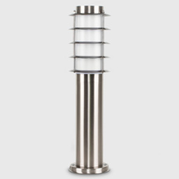 ValueLights Wharf Silver Outdoor Bollard Lantern with PIR Motion Sensor - Size: 46 x 11.6 x 11.6cm - Wilko - thumbnail 6