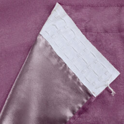Velosso Westwood Mauve Curtains 117 x 189cm - Size: W 117 x D 189cm - Purple - Wilko - thumbnail 4