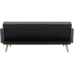 Home Detail Sarnia Small Double Sleeper Charcoal Sofa Bed - Size: 2 Seater - Grey - Wilko - thumbnail 6