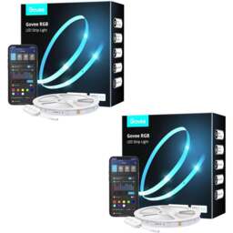 Govee RGB LED Strip Light 5m 2 Pack - Size: 500 x 2 x 0.5cm - Multi - Wilko