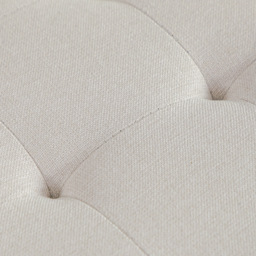 Living and Home Beige Square Linen Upholstered Lift Top and Flip Storage Ottoman - Size: 78 x 81.5 x 81.5cm - Wilko - thumbnail 7