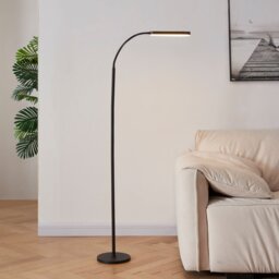 Floor LED Lamp - Black - Wilko - thumbnail 4