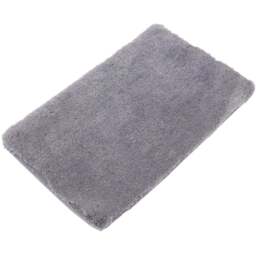 Deluxe Microfibre Bath Mat - Silver - Size: 50 x 2.5 x 80 cm - Wilko - thumbnail 1