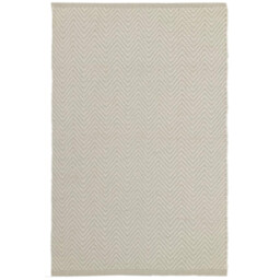 Zigzag Wave Rug - Cream - Wilko