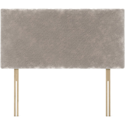Bedmaster Valencia Single Silver Chenille Plain Headboard - Wilko - thumbnail 3