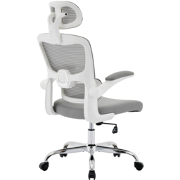 Shankar Supreme Grey and White Mesh Office Chair - Size: 119 x 66 x 64cm - Wilko - thumbnail 4
