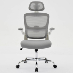Shankar Supreme Grey and White Mesh Office Chair - Size: 119 x 66 x 64cm - Wilko - thumbnail 5
