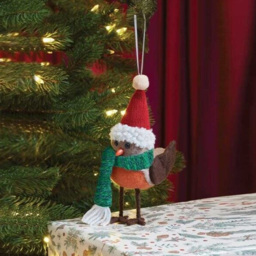 Marco Paul Red Robin Tree Hanging Decor - Size: 18 x 13 x 5cm - Wilko - thumbnail 3