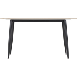 Seconique Fenton 6 Seater Dining Set White and Dark Grey Suede Fabric - White/Dark Grey Suede Fabric - Wilko - thumbnail 5